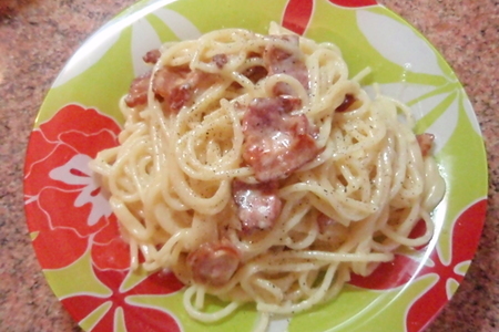 Спагетти  "карбонара": шаг 5