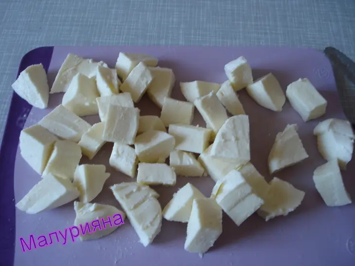 Пицца " фаршированная лепёшка"/gefüllte fladenbrot-pizza: шаг 3