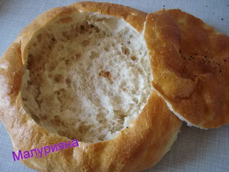 Пицца " фаршированная лепёшка"/gefüllte fladenbrot-pizza: шаг 5