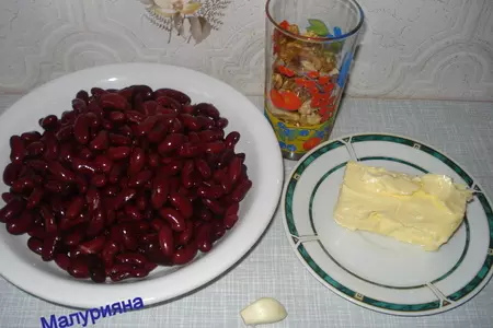 Зимний паштет из  красной фасоли: шаг 1