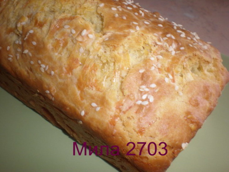 Хлеб - кекс с сыром (просто и быстро): шаг 4