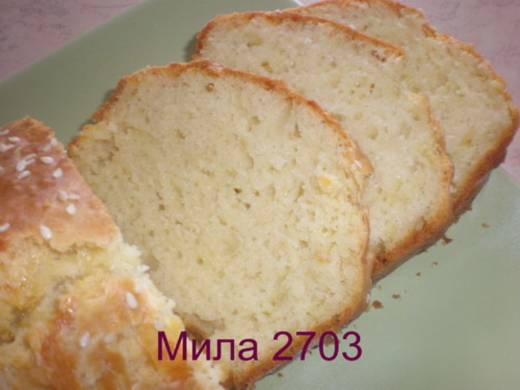Хлеб - кекс с сыром (просто и быстро): шаг 8