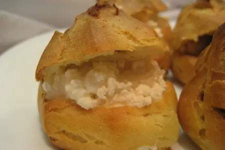 Заварные картофельные эклеры: шаг 4