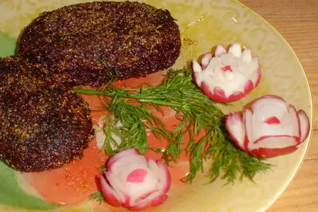 Свекольные котлетки с манкой: шаг 8