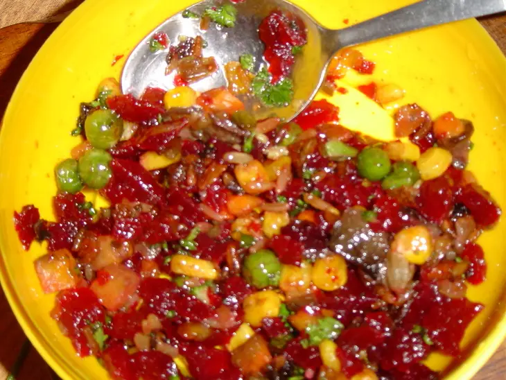 Свекла, фаршированная рисом и овощами: шаг 5