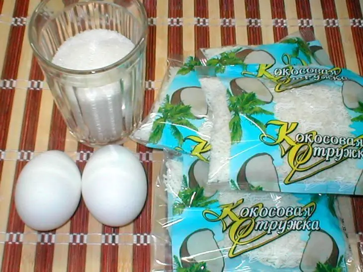 Кокосовые  пирожные: шаг 1