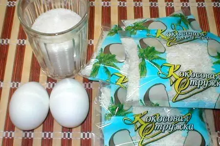 Кокосовые  пирожные: шаг 1