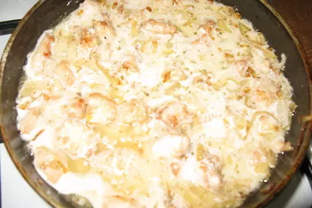Курица в соусе , нежно и быстро: шаг 7