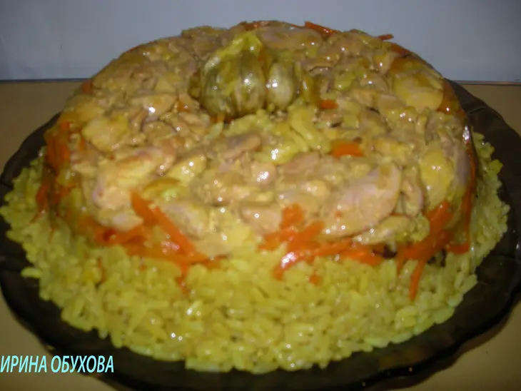 Плов с мясом птицы: шаг 5