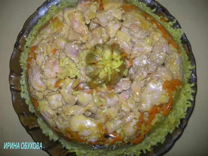 Плов с мясом птицы: шаг 6
