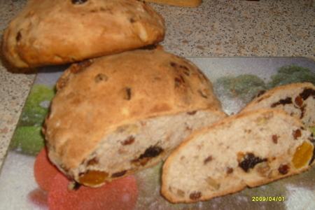 Хлеб с сухофруктами и орехами.: шаг 5