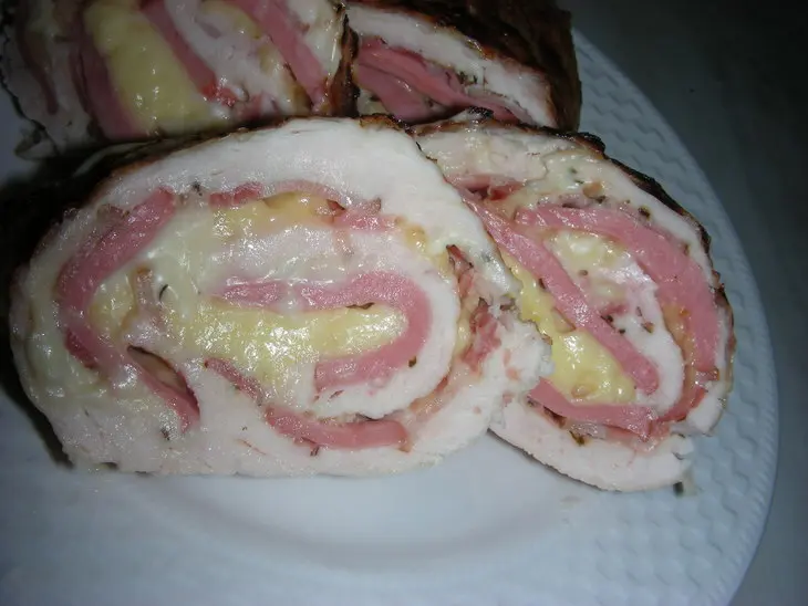 Пикантный куриный рулет: шаг 5