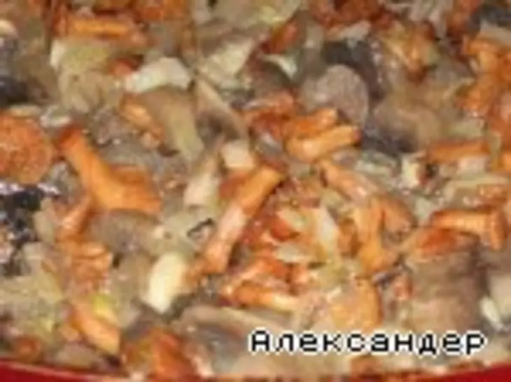 Каша "ассорти" с тыквой и грибами": шаг 2