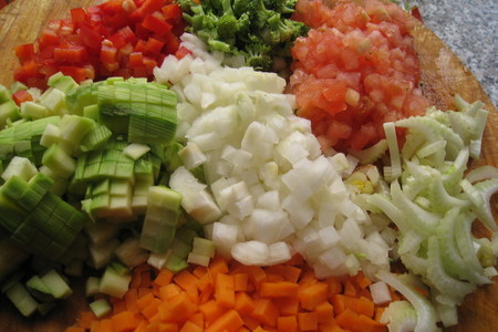 Мексиканские лепешки с овощами: шаг 1