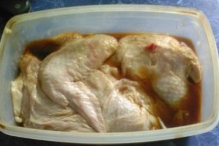 Цыпленок, запеченный в микроволновке: шаг 1