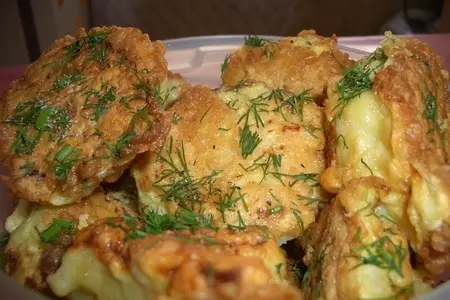 Сочная цветная капуста с сырной корочкой: шаг 2