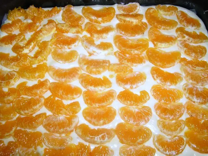 Мандариновый пирог: шаг 1