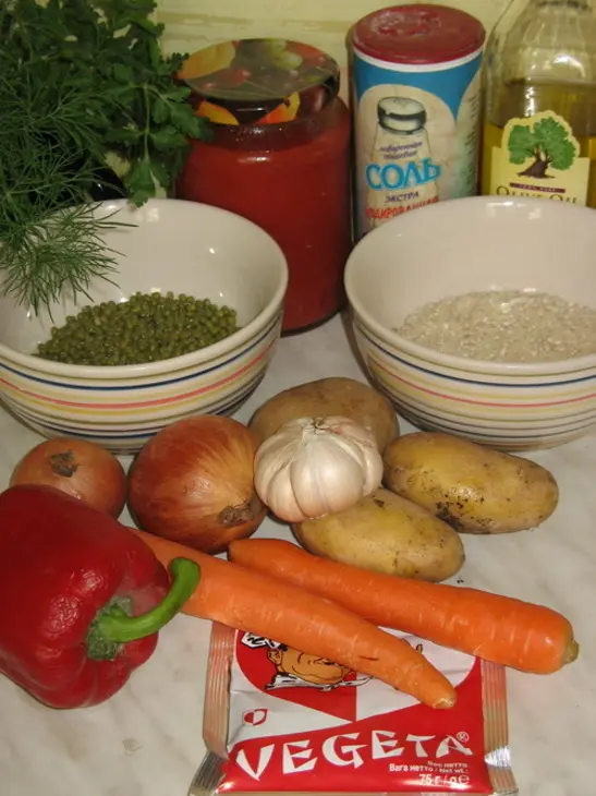 Машкичири (каша с машем и рисом) узбекская кухня: шаг 1