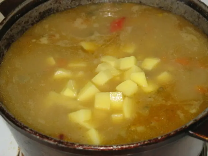 Машкичири (каша с машем и рисом) узбекская кухня: шаг 8