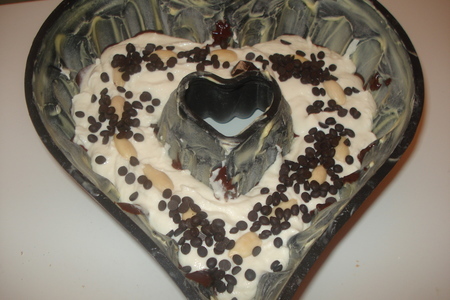 Шоколадный кекс с творожной начинкой: шаг 2