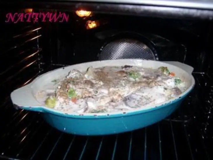 Овощи с грибами и  мясом под ореховым соусом.: шаг 5