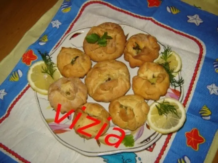 Бриоши с салями: шаг 7