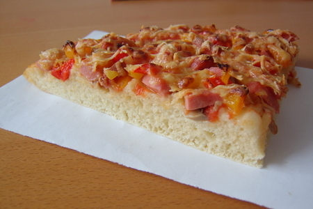 Тесто для любителей высокой пиццы.: шаг 8