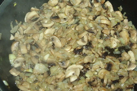 Салат с грибами и зеленой стручковой фасолью: шаг 3