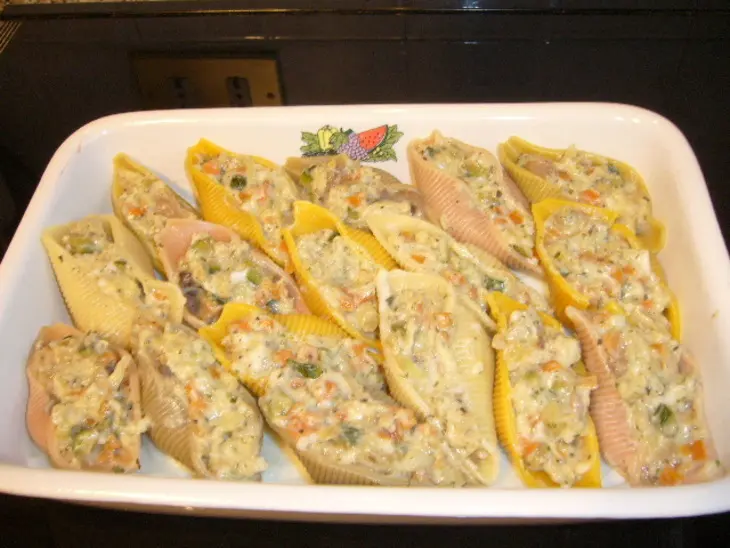 Фаршированные ракушки: шаг 4