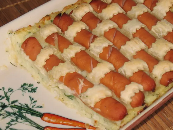 Печеное пюре из картошки и кольраби.: шаг 4
