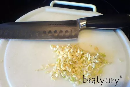 Замес овощной из очищенных баклажанов с новым вкусом: шаг 8
