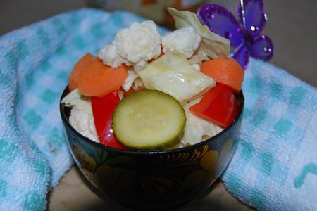 Овощи в кисло-сладком маринаде по японски: шаг 3