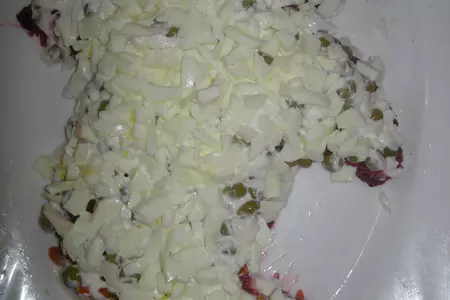 Салат "русалочка": шаг 3
