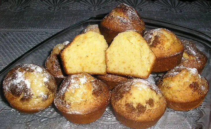 Апельсиновые маффины с корицей: шаг 6