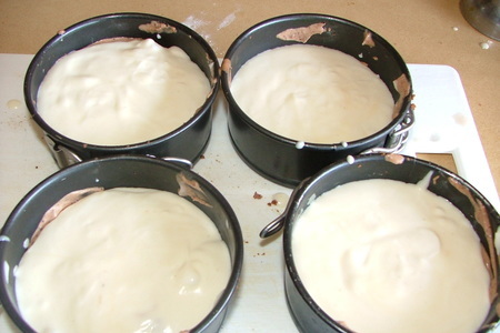 Парфе шоколадно-ромовое с малиновым соусом: шаг 4