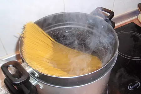 Паста "фрутти ди маре"  (спагетти с морепродуктами): шаг 2