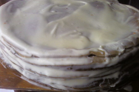Торт "отелло"(жареный на сковороде): шаг 3