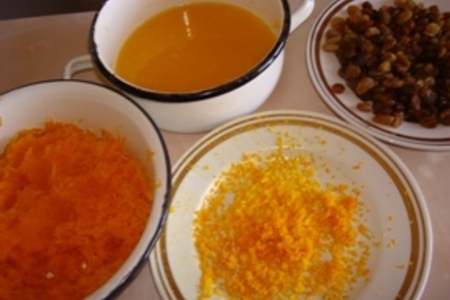 Тыквенно-апельсиновый кекс: шаг 2