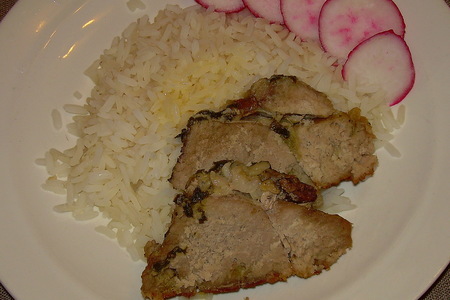 Свинина с чесноком, запечённая в фольге: шаг 6