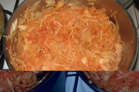 Капуста тушенная с солеными огурчиками: шаг 5