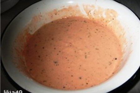 Луковые кольца в томатном кляре: шаг 2
