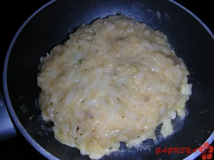 Картофельные рёсти по-швейцарски с начинкой: шаг 2