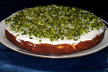 Абрикосовый пирог с фисташками (keik me eginis kai verikoko): шаг 6