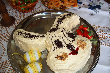 Nyuszi torta- торт зайчик: шаг 5