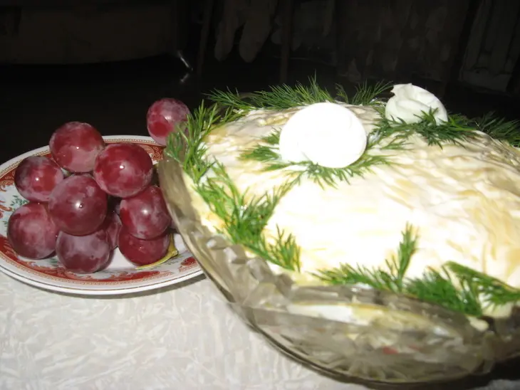 Салат "морской каприз": шаг 1