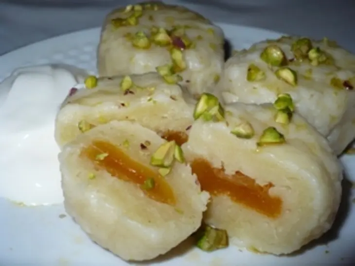Творожные крокеты с курагой: шаг 8