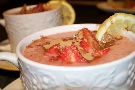 Фруктовый суп. полезно вкусный завтрак за 10 мин.: шаг 4