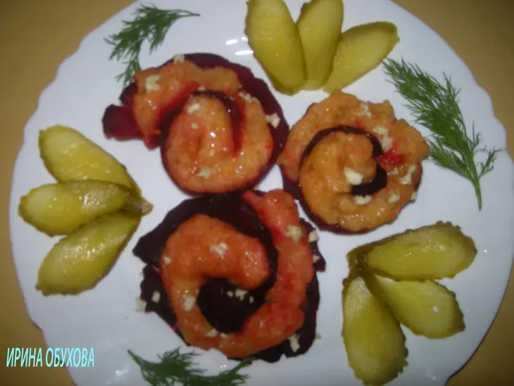 Гарнир "царица цветов": шаг 3