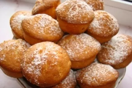 Творожные маффины с курагой: шаг 4