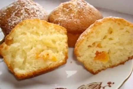 Творожные маффины с курагой: шаг 5